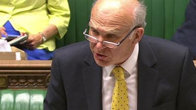 Business Secretary Vince Cable