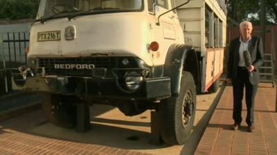 Bedford truck that transported ANC weapons