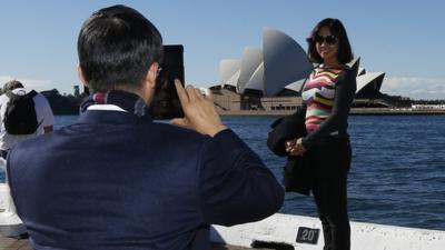 Chinese tourists, Sydney