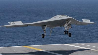 US Navy's X-47B drone