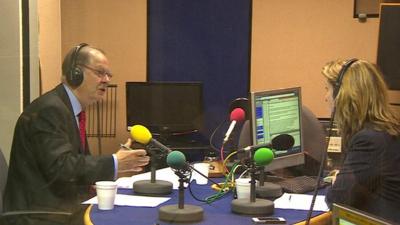 Ipsa chairman Sir Ian Kennedy talks to BBC Radio 5 Live's Victoria Derbyshire