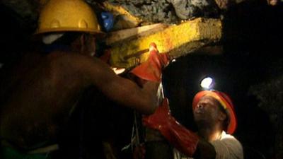 South African miners