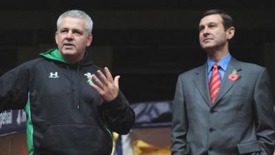 Warren Gatland and Roger Lewis