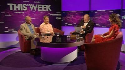 Ken Livingstone, Michael Portillo, Andrew Neil and Myleene Klass