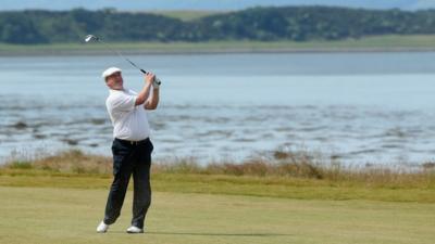 Chris Doak at the Scottish Open