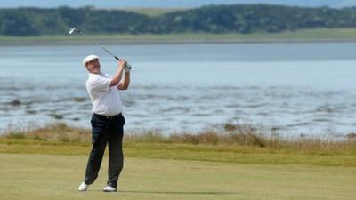 Chris Doak at the Scottish Open