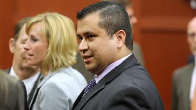 George Zimmerman after being found not guilty of murdering Trayvon Martin