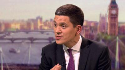 David Miliband on The Andrew Marr Show