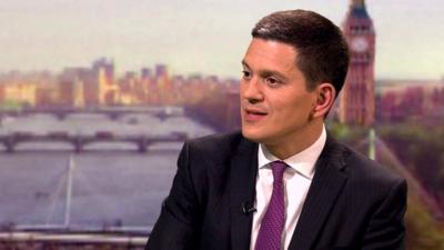 David Miliband appeared on The Andrew Marr Show