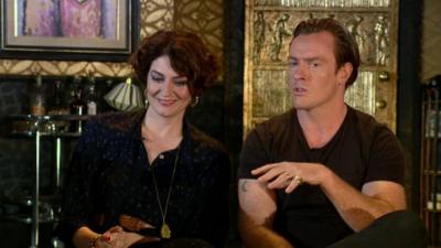 Anna Chancellor and Toby Stephens on The Andrew Marr Show