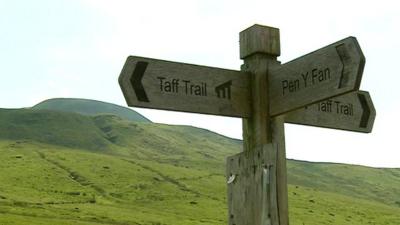 Brecon Beacons sign