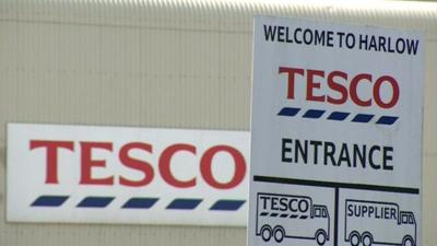 Tesco depot at Harlow