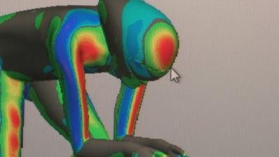 Cyclist on CFD software