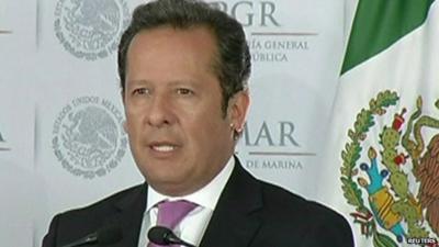 Mexican government spokesman Eduardo Sanchez Hernandez