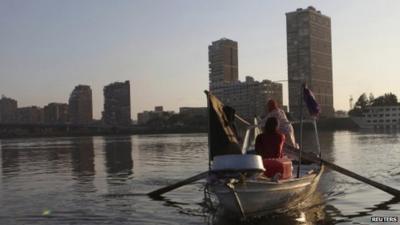 Fishing boat on the Nile