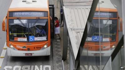 Bus in Sao Paulo