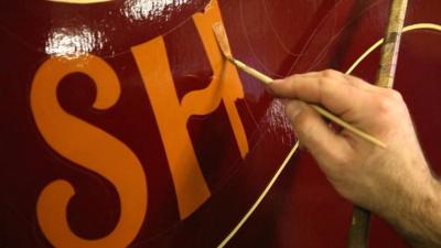 Fairground signwriting