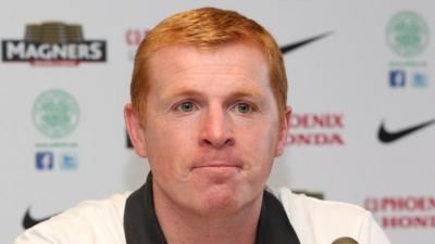 Glasgow Celtic manager Neil Lennon