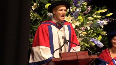 Greg Rutherford awarded honorary doctorate