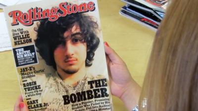 An early copy of Rolling Stone magazine's August 2013 issue