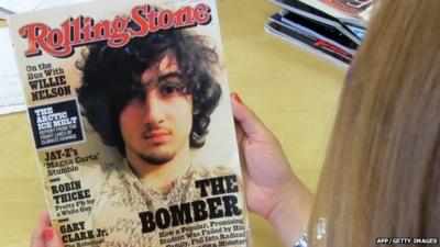 An early copy of Rolling Stone magazine's August 2013 issue