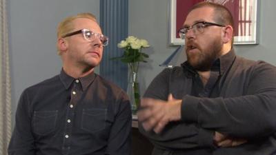 Simon Pegg and Nick Frost