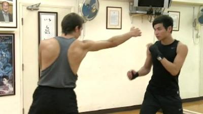 Men practicing Jeet Kune Do