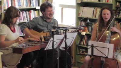 The Bookshop Band: Poppy Pitt, Ben Please and Beth Porter