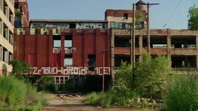 Abandoned Packard Motor Car manufacturing plant, Detroit