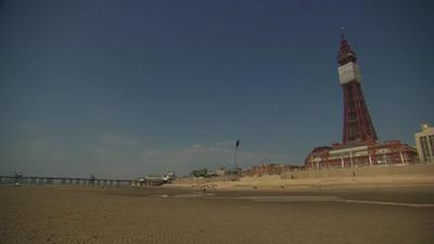 Blackpool beach