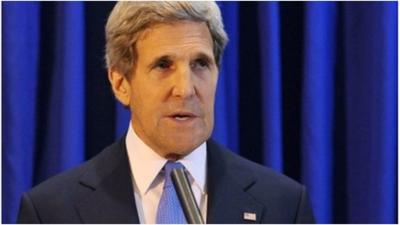 US Sec of State John Kerry in Amman (19 July 2013)