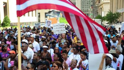 Rally in Detroit