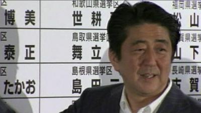 PM Shinzo Abe, is focused on Japan's economic recovery