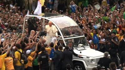 Pope Francis in Rio de Janeiro