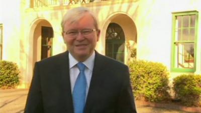 Australian PM Kevin Rudd