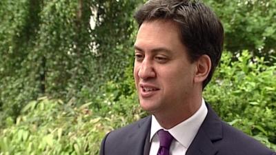 Labour leader Ed Miliband