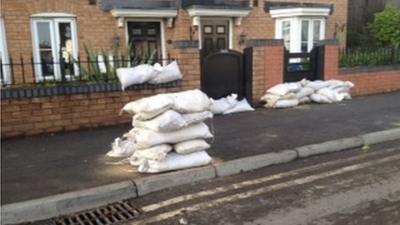 Sherwood house hit by floods