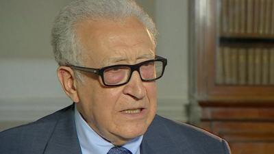 UN-Arab League special envoy to Syria, Lakhdar Brahimi