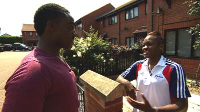 Nicola Adams and Ore Oduba