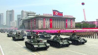 Parade in North Korean capital