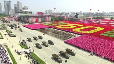 Parade in Pyongyang