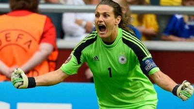 Germany goalkeeper Nadine Angerer