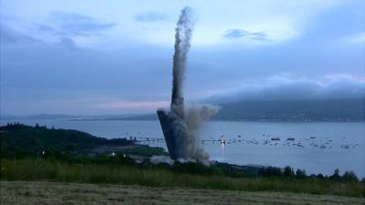 Demolition of chimney