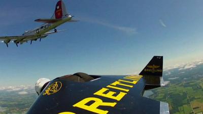 'Jetman' takes to the skies