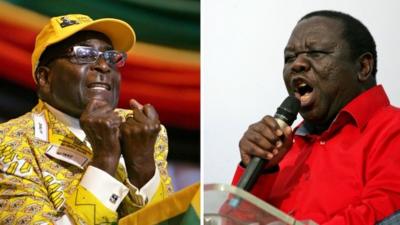 President Robert Mugabe and Prime Minister Morgan Tsvangirai