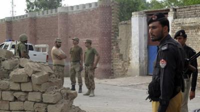 Prison wall destroyed by jailbreak