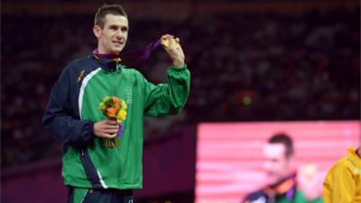 Michael McKillop won two gold medals at the 2012 Paralympics in London