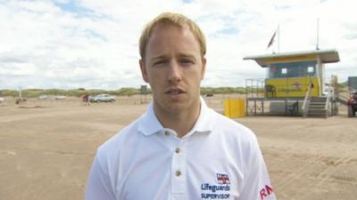 RNLI lifeguard Peter Rooney