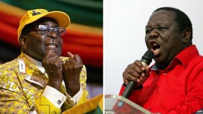 Robert Mugabe, Morgan Tsvangirai