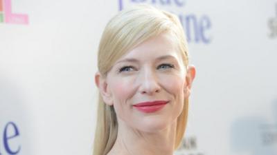 Cate Blanchett at a Blue Jasmine screening